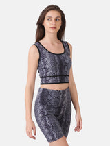 WOMEN'S SNAKE SKIN SPORTS BRA