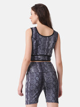 WOMEN'S SNAKE SKIN SPORTS BRA