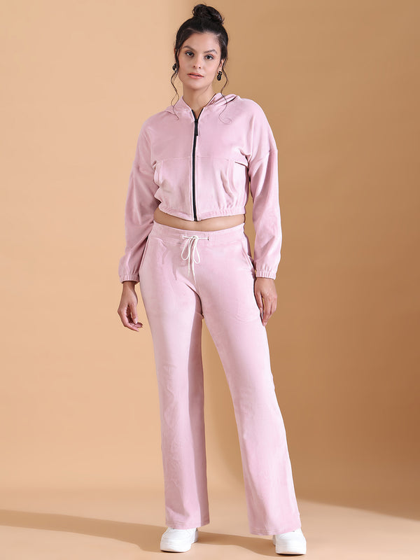 LUXE VELVET BALLERINA PINK CO ORDS