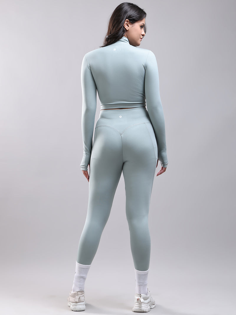ACTIVE WEAR GYM CO ORDS ASH GREY