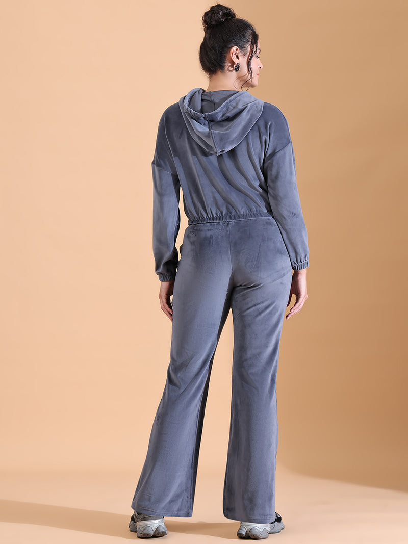 LUXE VELVET SLATE GREY CO ORDS