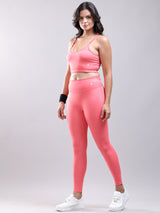 ACTIVE WEAR GYM CO ORDS PINK