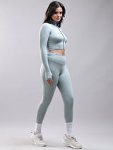 ACTIVE WEAR GYM CO ORDS ASH GREY