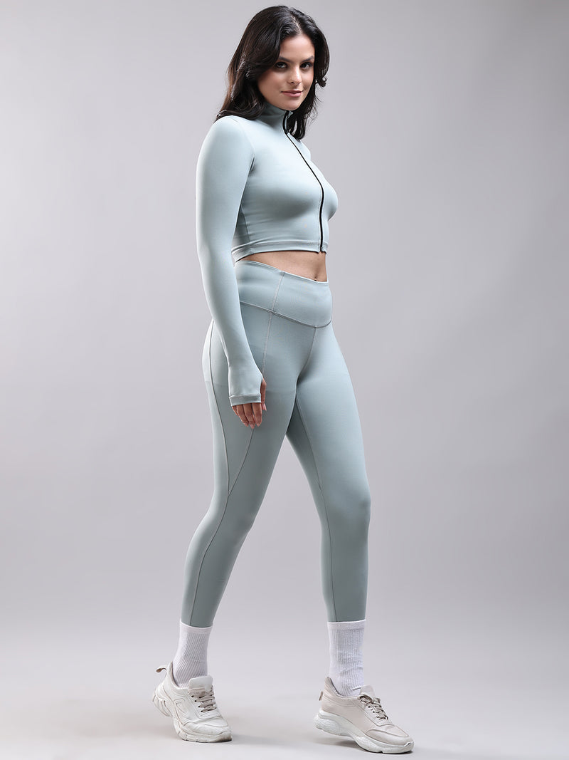 ACTIVE WEAR GYM CO ORDS ASH GREY