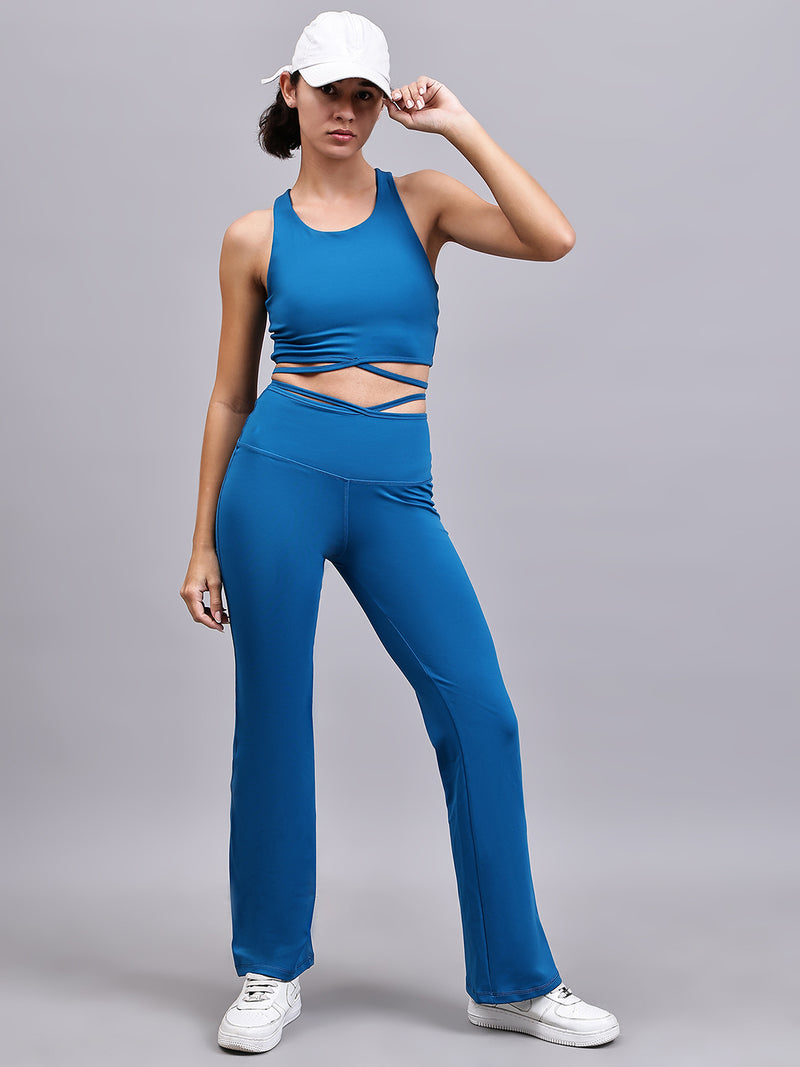 ACTIVE WEAR GYM CO ORDS  Electric Ocean
