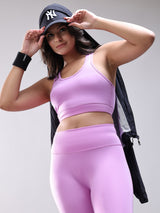 ACTIVE WEAR GYM CO ORDS BRIGHT LILAC