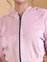 LUXE VELVET BALLERINA PINK CO ORDS