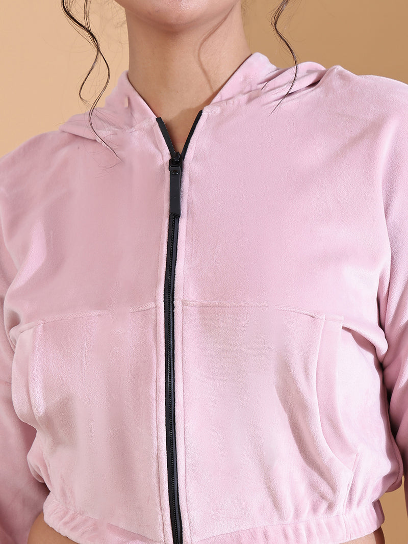 LUXE VELVET BALLERINA PINK CO ORDS