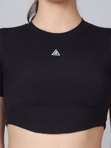 Sport Bra with Black Flared Pants Co-Ord