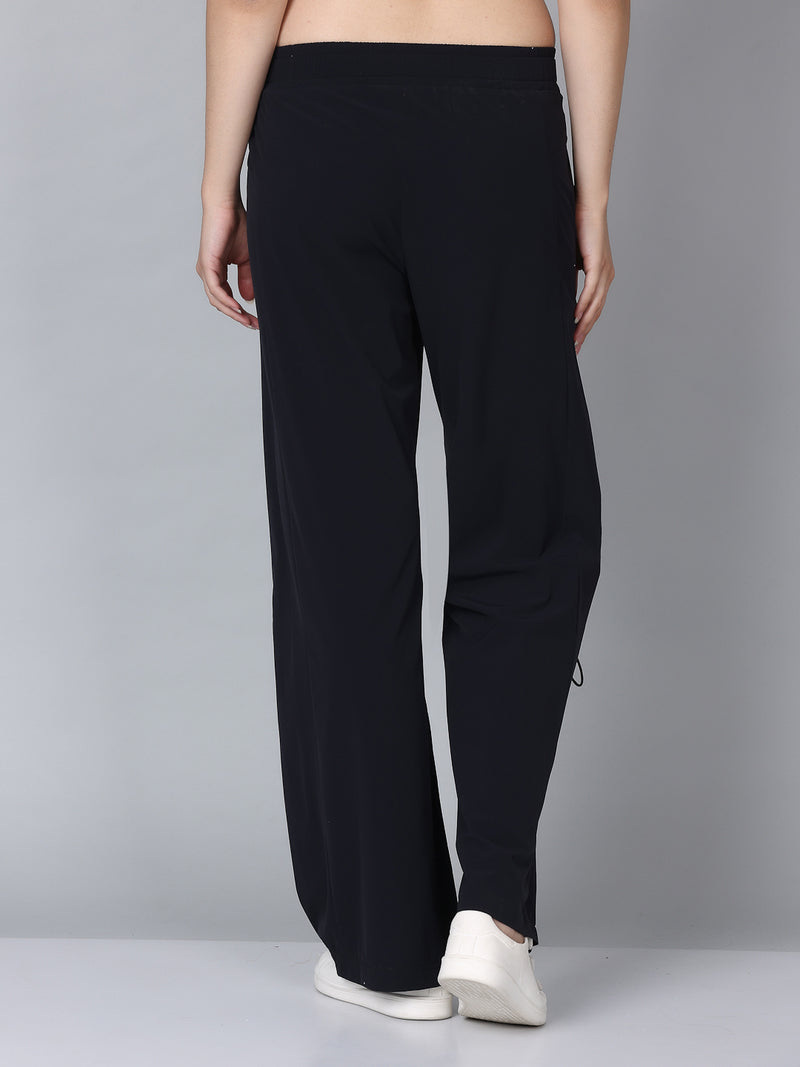 Proactive Loose Fit Black Sport Flared Pant