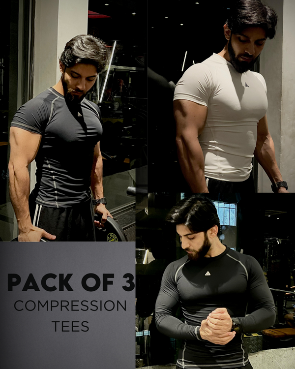 Aesthetic bodies Men’s Compression -Pack of 3