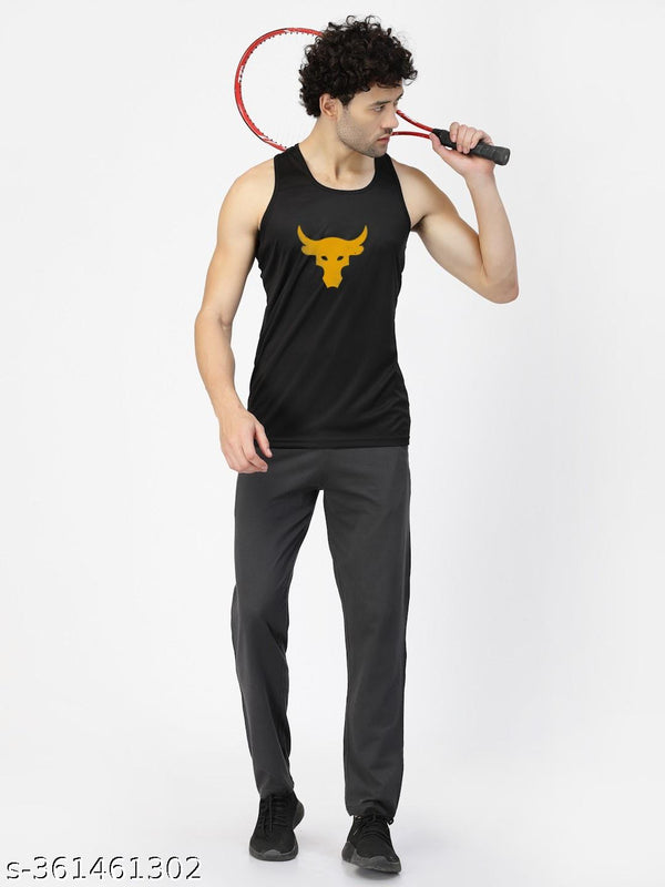 Self Design Sleeveless Innerwear Vests