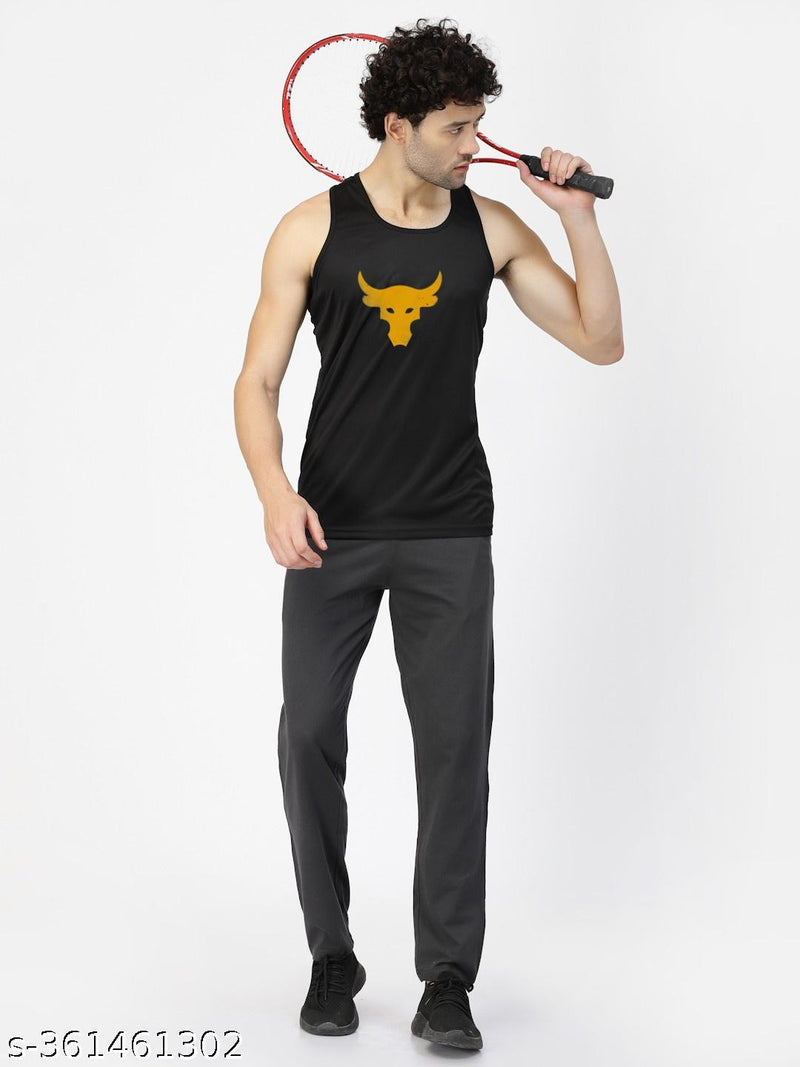 Self Design Sleeveless Innerwear Vests