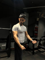 Core Compression T-Shirt  Light Grey