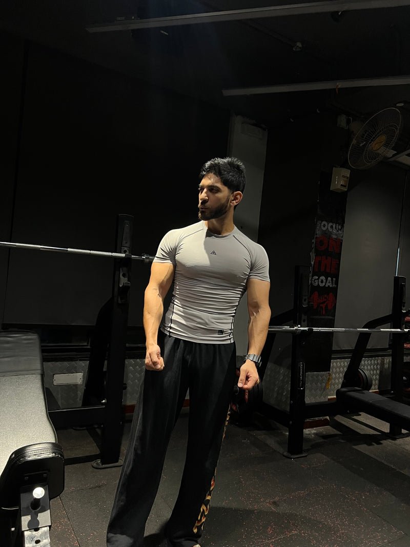 Core Compression T-Shirt  Light Grey