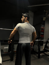 Core Compression T-Shirt  Light Grey