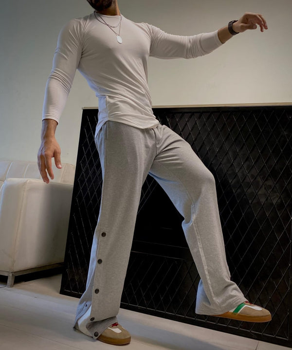 Retro Buttoned Track Pant