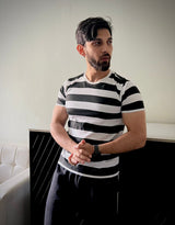 Strip T-Shirt White/Black
