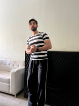 Strip T-Shirt White/Black