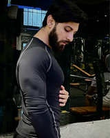 Compression T-Shirt  Black Full Sleeves