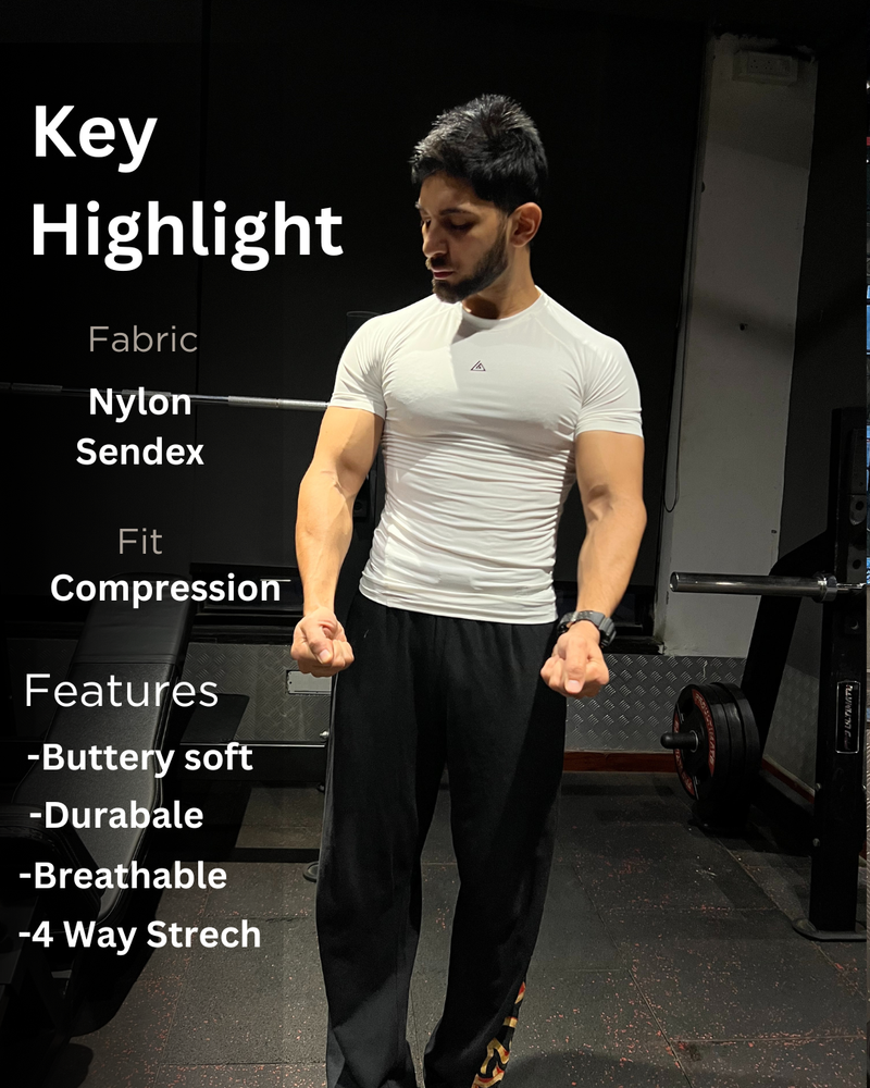 Core Compression T-Shirt White