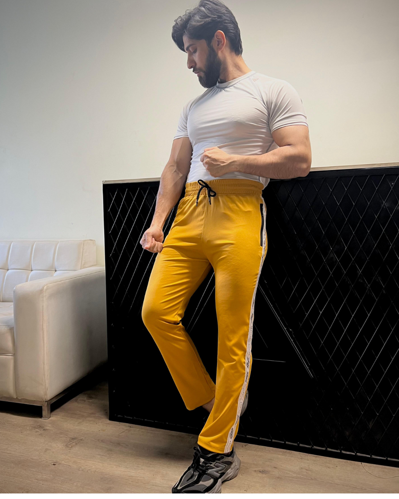 Men's Tech Fit Track Pant- Mustard