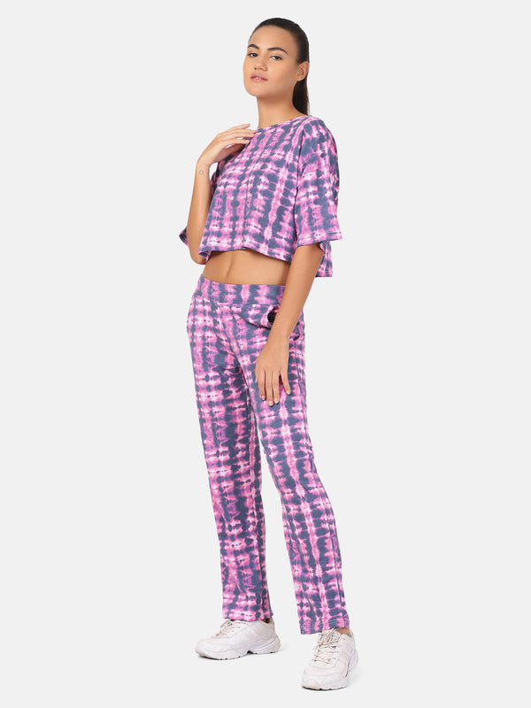 AESTHETIC BODIES LIVIN TIE-DYE CO ORD SET