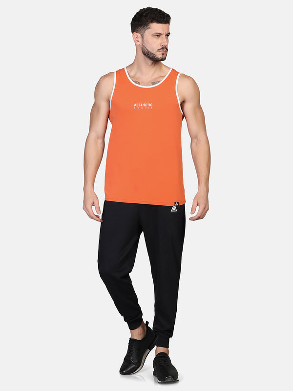 Men Classic Stringer (Orange)