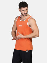 Men Classic Stringer (Orange)
