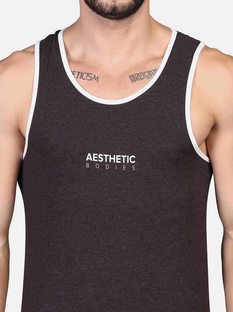 Men Classic Stringer (Charcoal Grey)