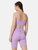 WOMEN'S BIKER CO ORDS-LAVENDER
