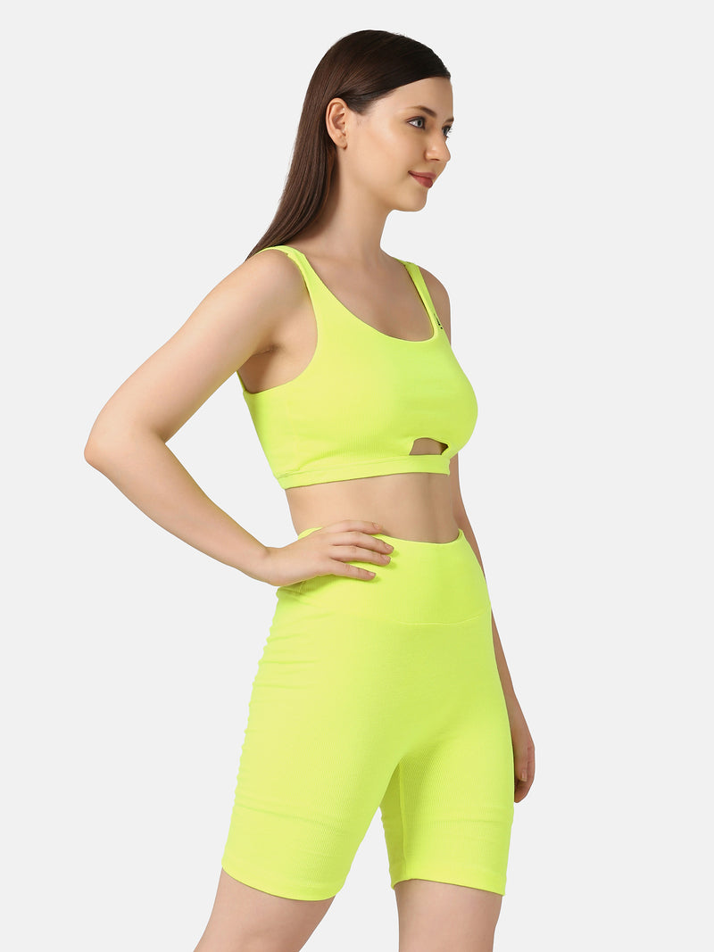 WOMEN'S  BIKER CO ORDS - NEON