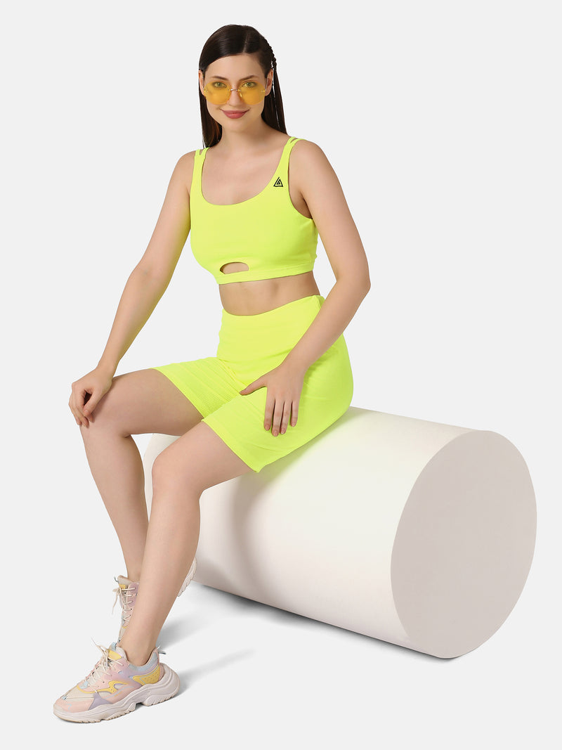 WOMEN'S  BIKER CO ORDS - NEON