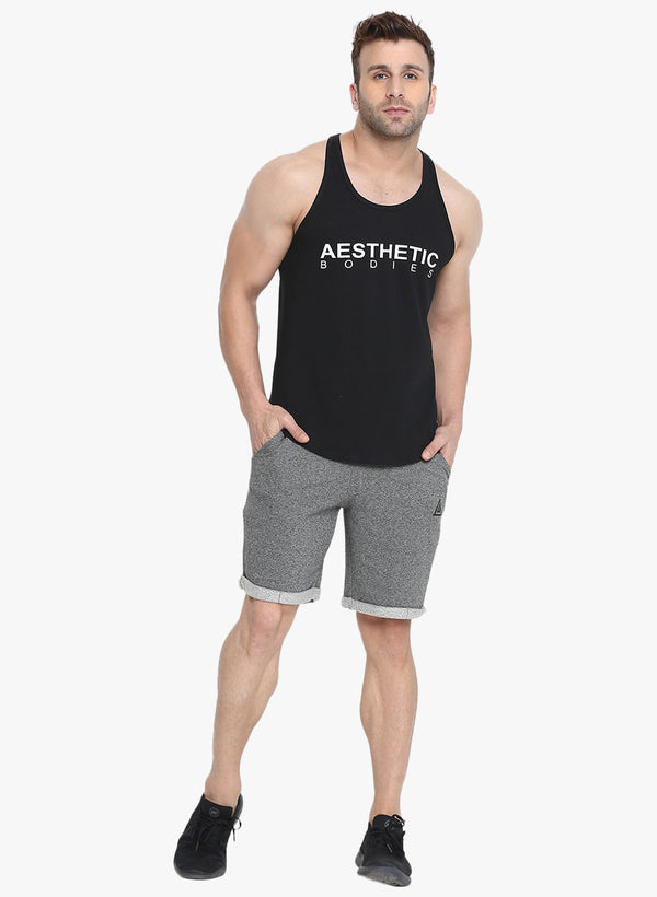 Men's  Printed Stringer - Black