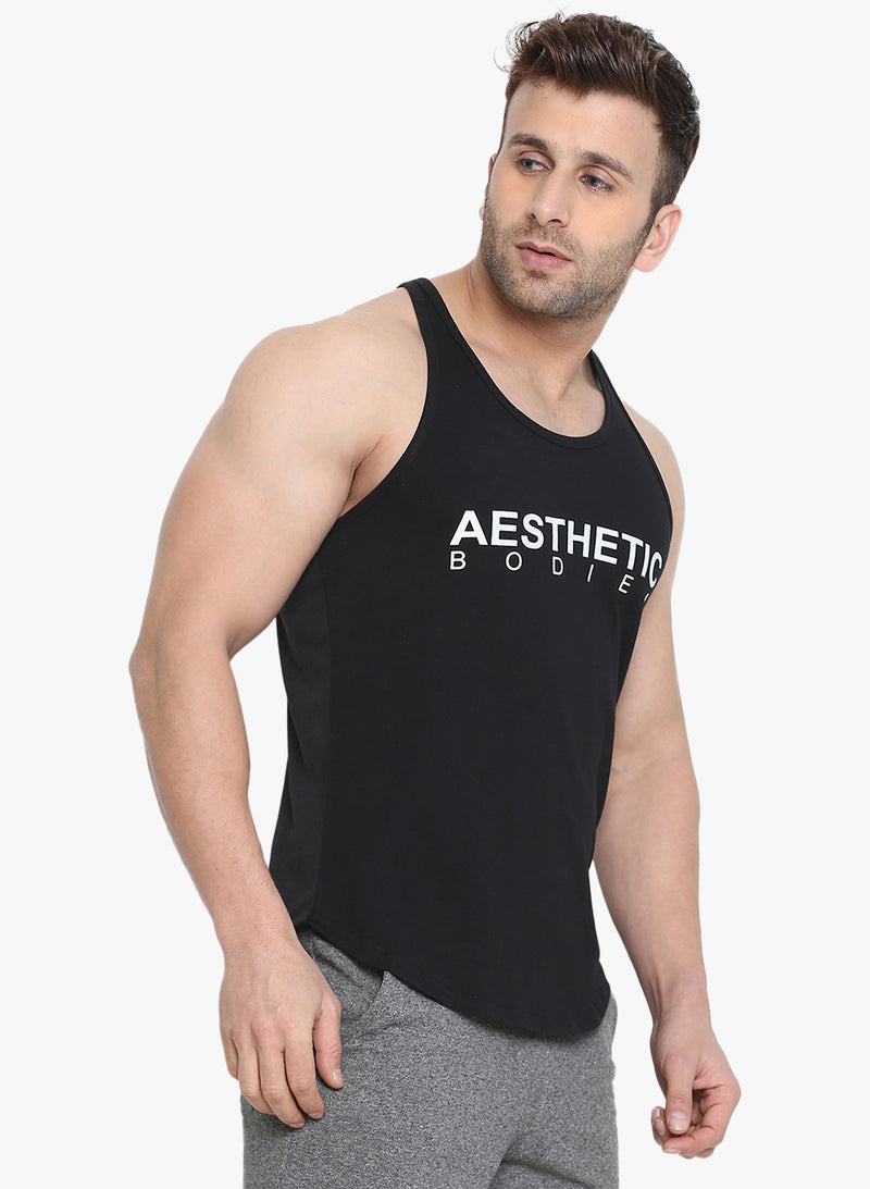 Men's  Printed Stringer - Black