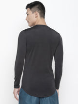 Full sleeves T-shirts-Black