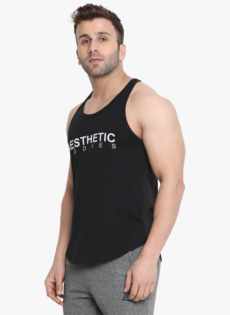 Men's  Printed Stringer - Black