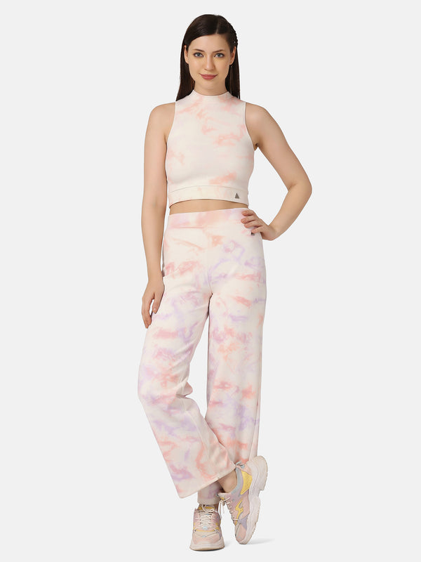 WOMEN'S MULTI COLOR WIDE LEG  PANT