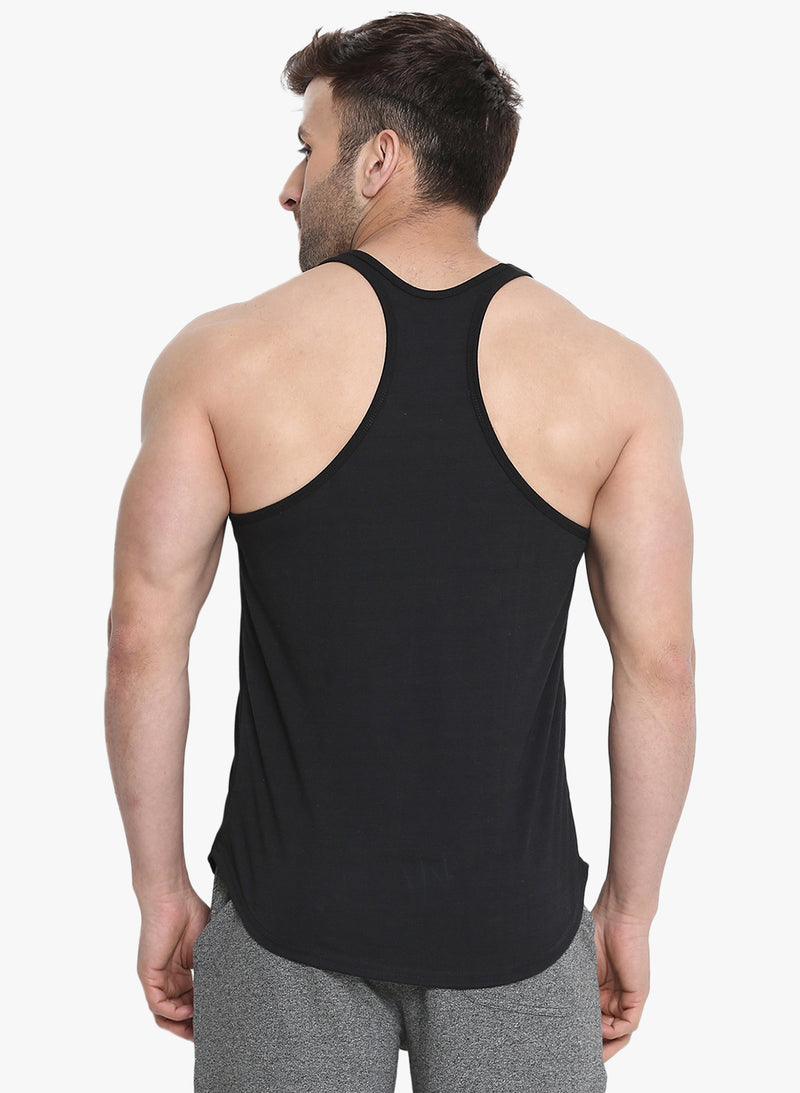 Men's  Printed Stringer - Black