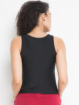 Women Vest Active Wear TOP (Black)