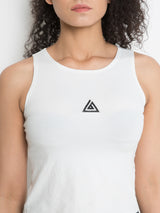 Women Vest Active Wear TOP (WHITE)