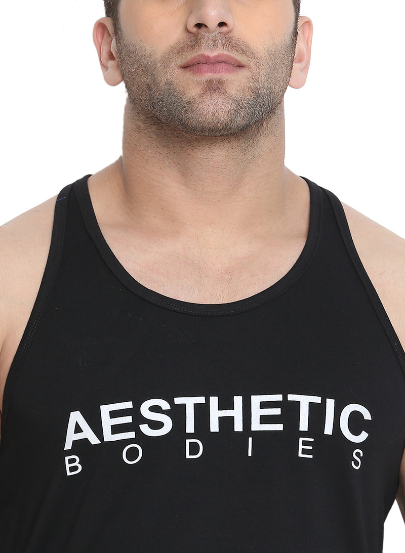 Men's  Printed Stringer - Black