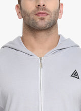 Men's Hoodie Jacket - Grey