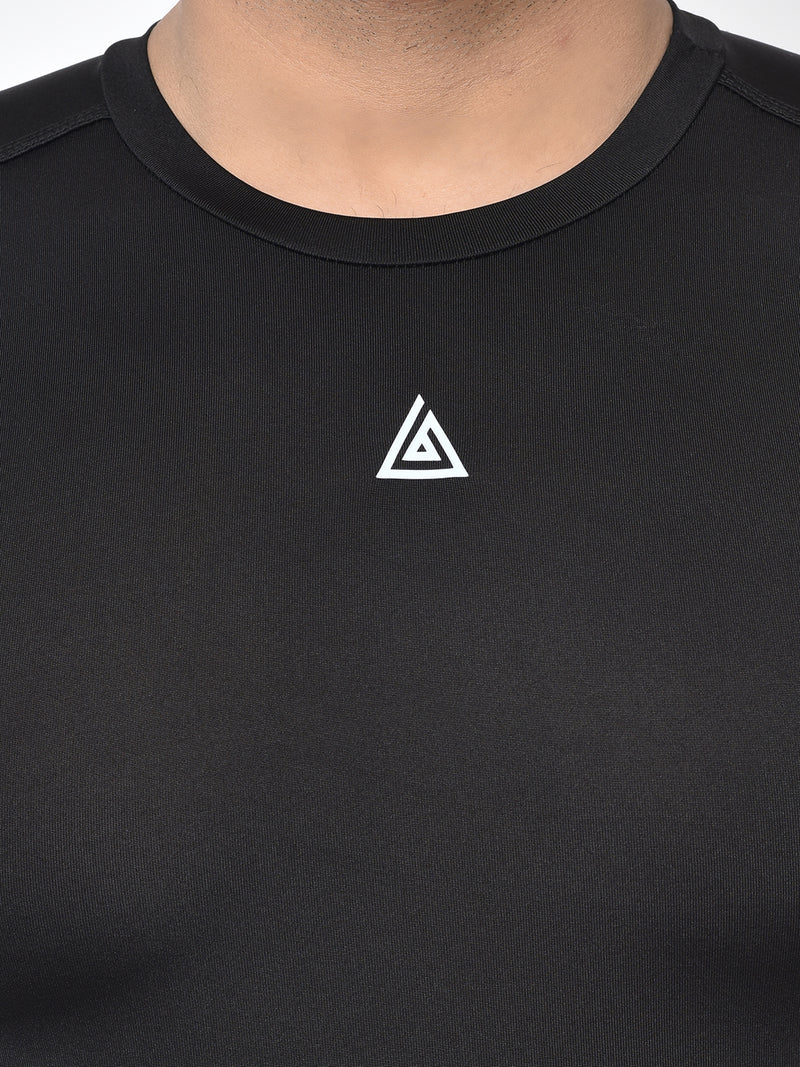 Men's Sleevless Tee- Black