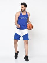 Men's  Printed Stringer- Blue
