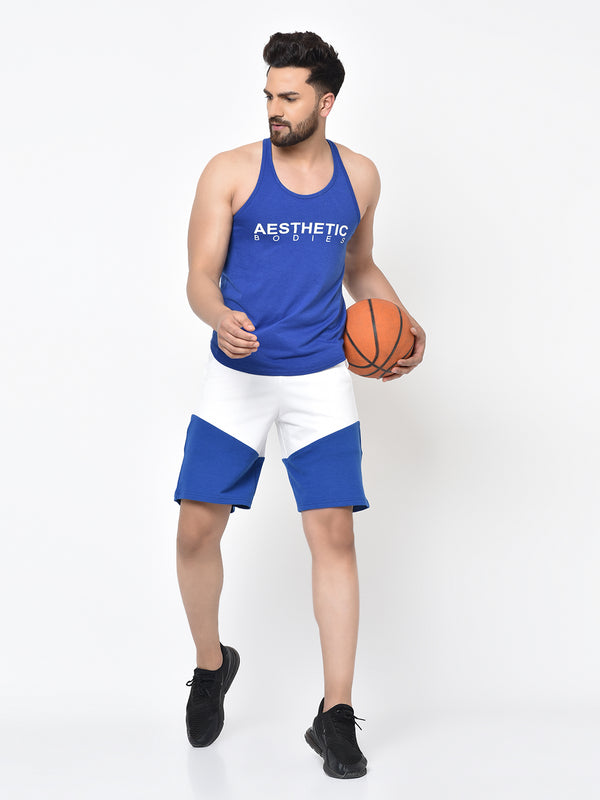 Men's  Printed Stringer- Blue