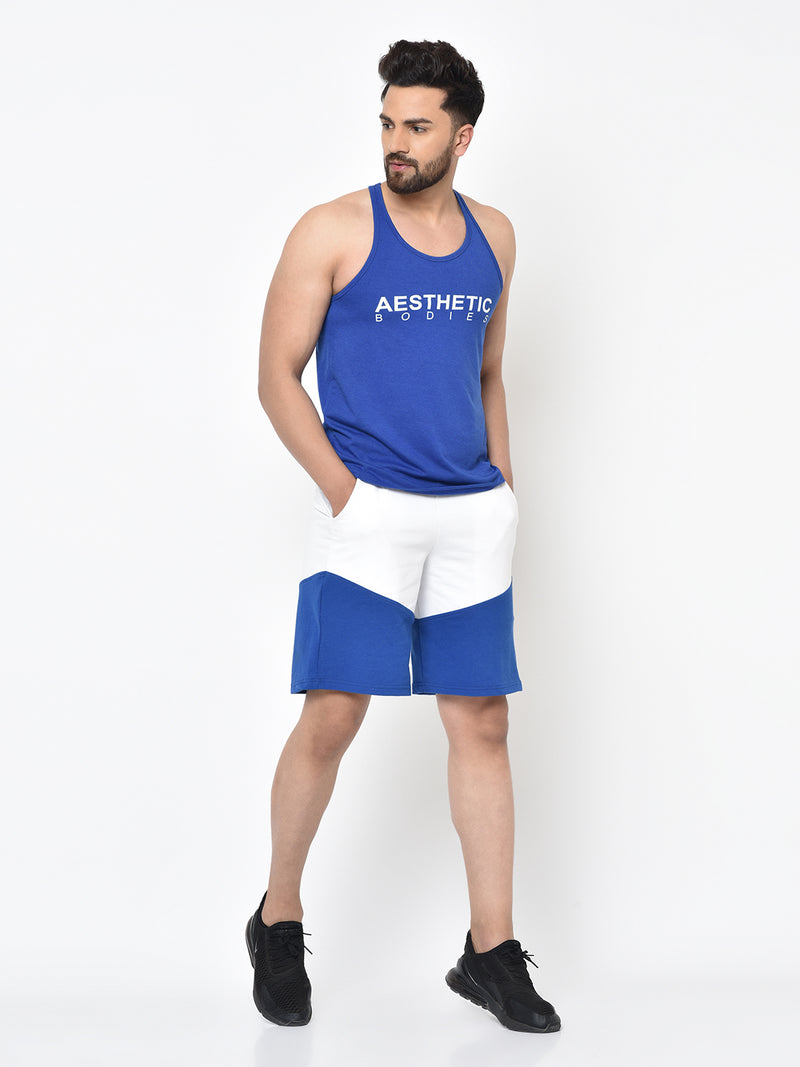 Men's  Printed Stringer- Blue