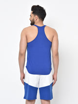 Men's  Printed Stringer- Blue