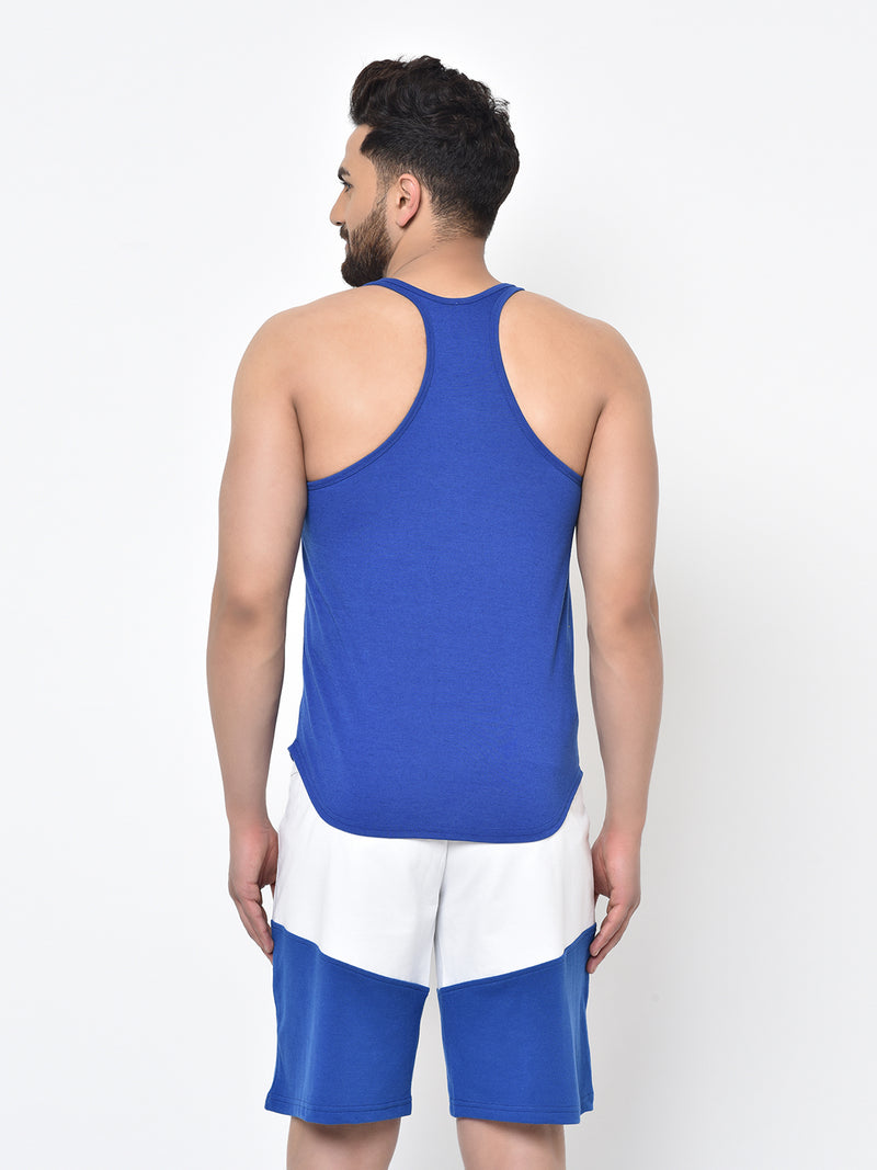 Men's  Printed Stringer- Blue