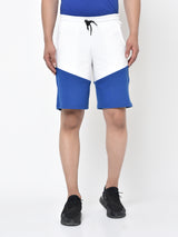 Colour Block Shorts-Blue